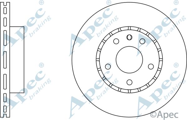 APEC BRAKING Bremžu diski DSK513